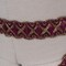 2 Yards 5/8 Inch Burgundy and Gold Gimp Trim for Drapes Upholstery Pillows and Home Décor
